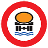 Verkehrszeichen 269, Verbot für Fahrzeuge mit wassergefährdender Ladung